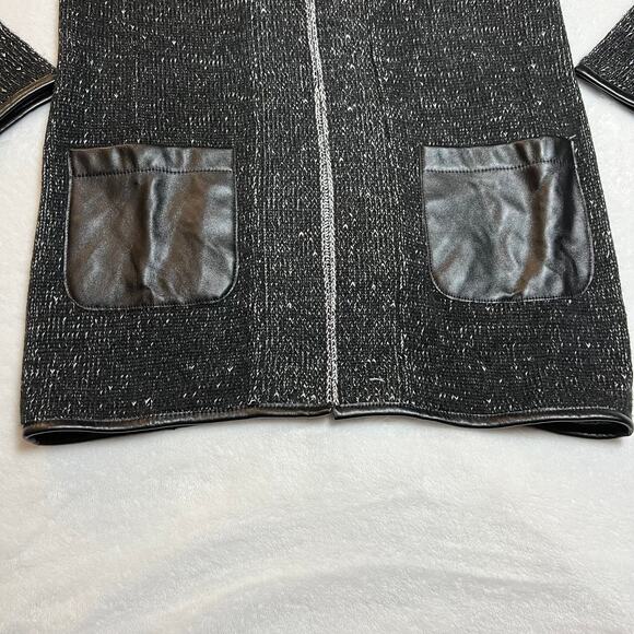 Romeo & Juliet Couture Open Front Long Line Knit Cardigan Size XS Academia Cozy - Picture 5 of 8